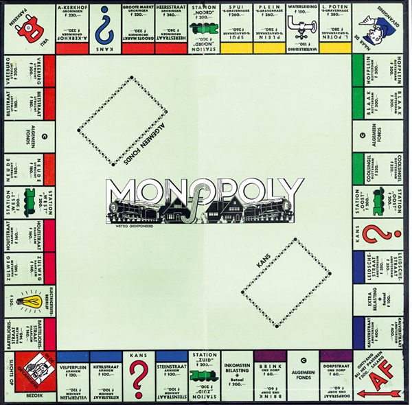 Hoe komt het Monopolyspel aan de straatnamen